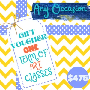 Wild at Art KIDS gift voucher for one term art class worth $475