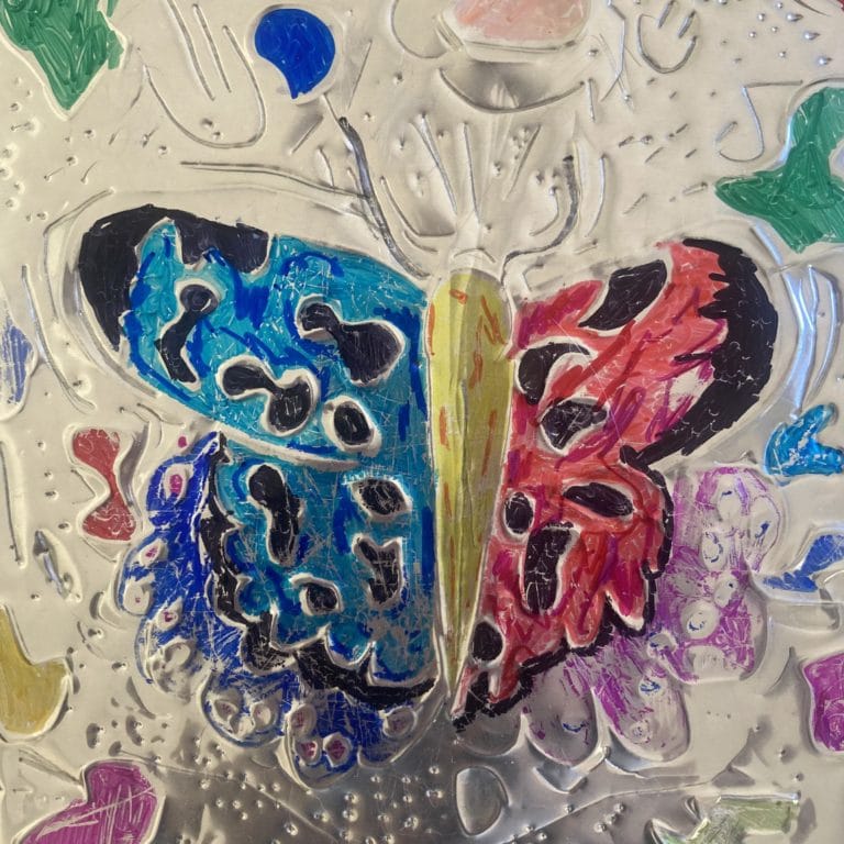 Painting butterfly art