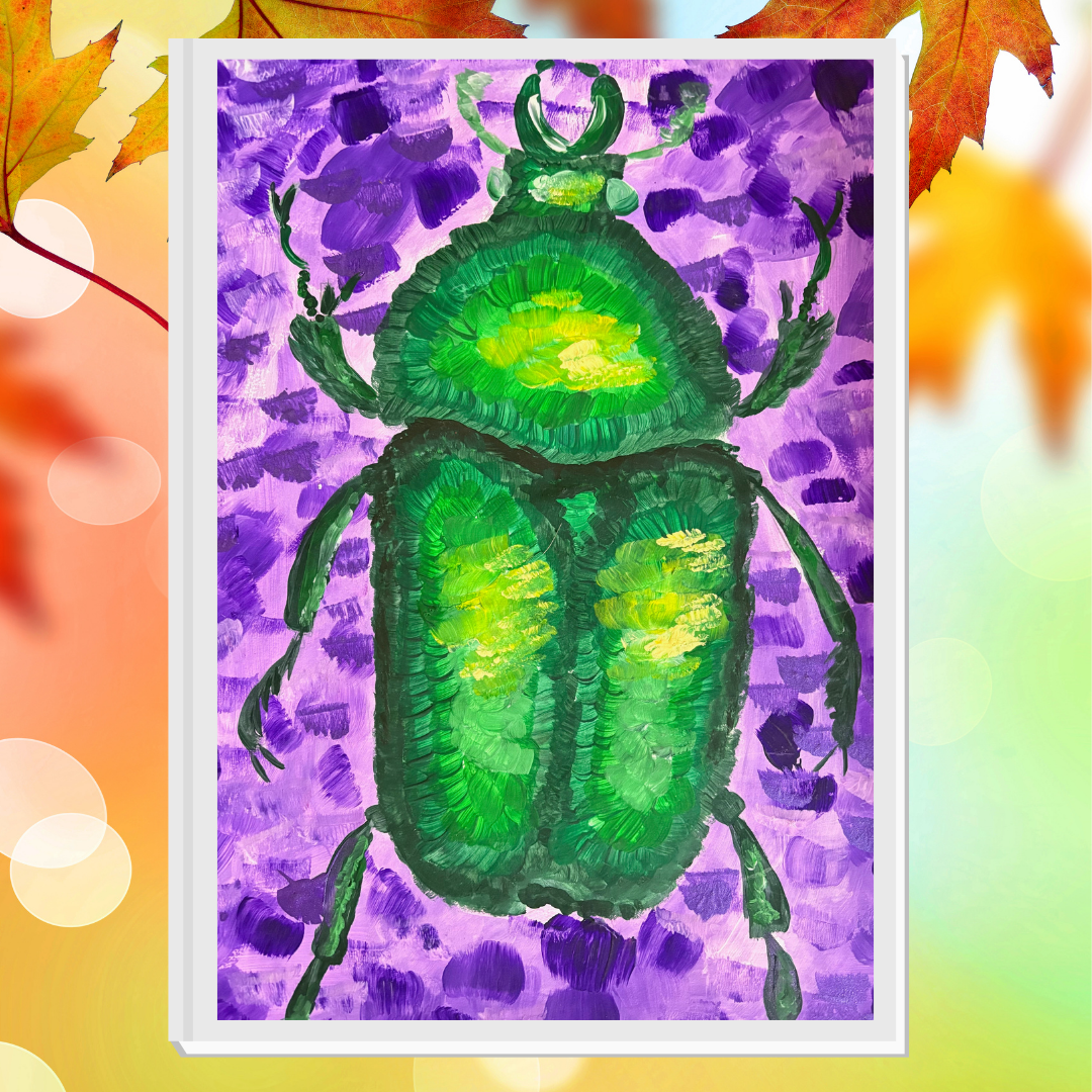 Bold Beetles on Canvas