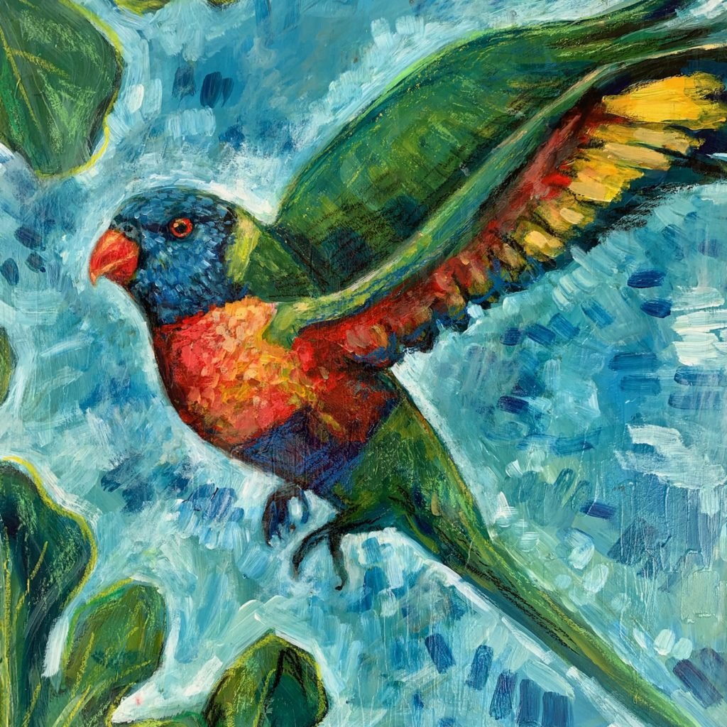 Rainbow lorikeets Painting