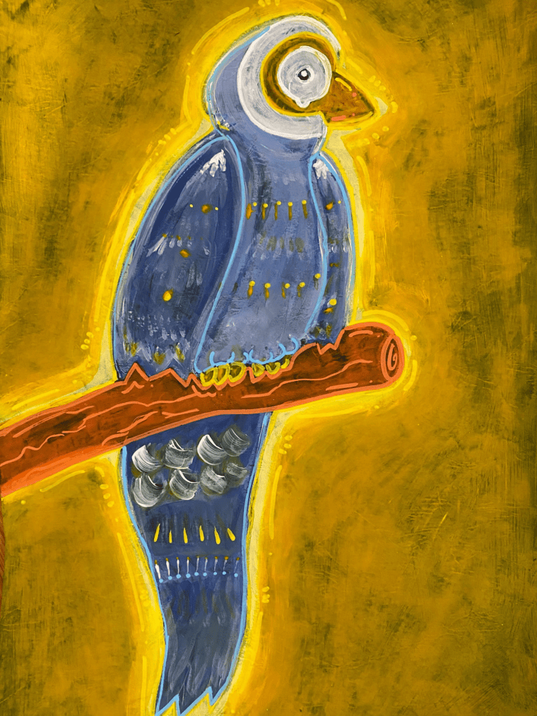 Bird Painting artwork in Canvas