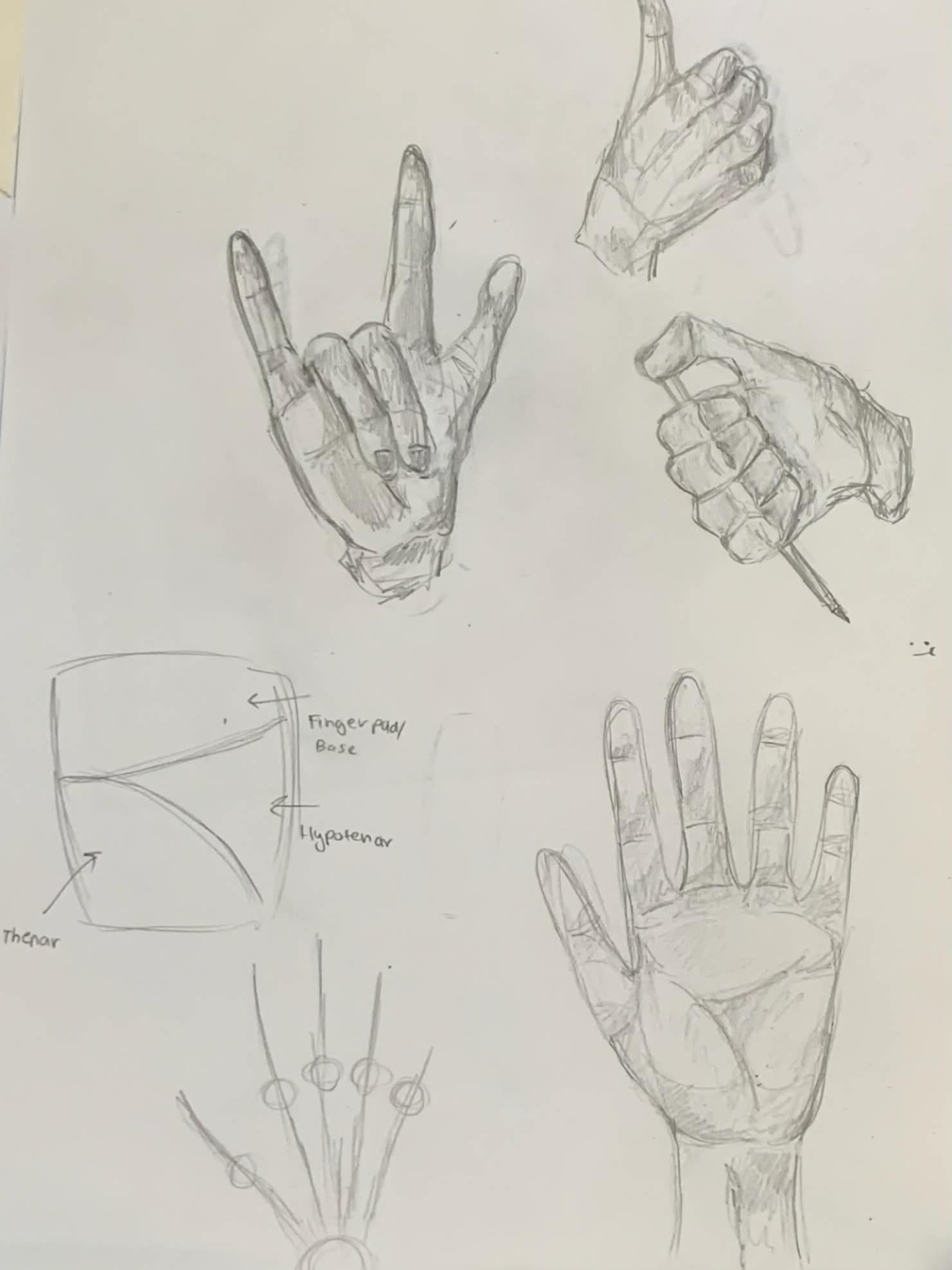 Hand signal drawing